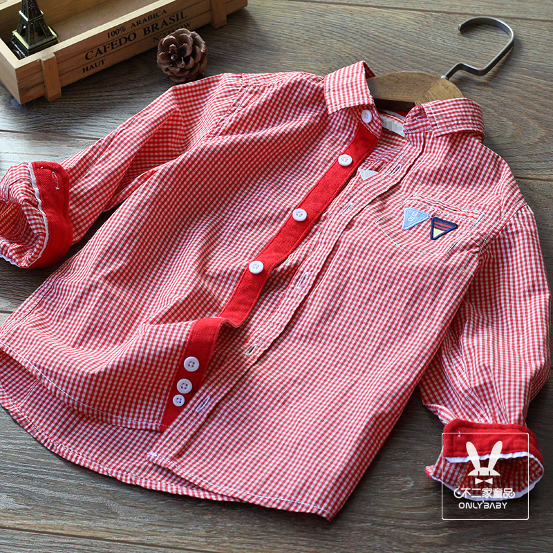 Chemise garcon BUERJIA à manche longue - Ref 2073374 Image 1
