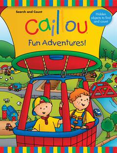 【预售】Caillou: Fun Adventures!: Search and Count Book