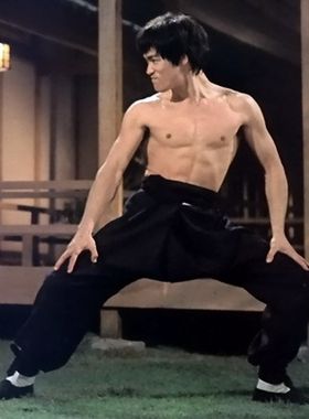 李小龙剧照功夫武打酒吧装饰画