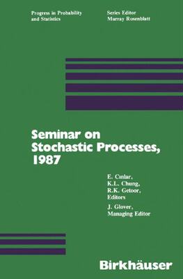 【预售】Seminar on Stochastic Processes, 1987