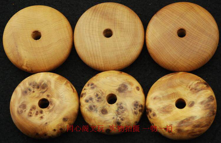 正宗崖柏平安扣合集*手把件挂件车挂*油性足味好密度高*满花*瘿子