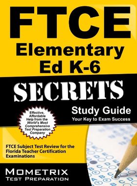 【预售】Ftce Elementary Ed K-6 Secrets Study Guide: Ft...
