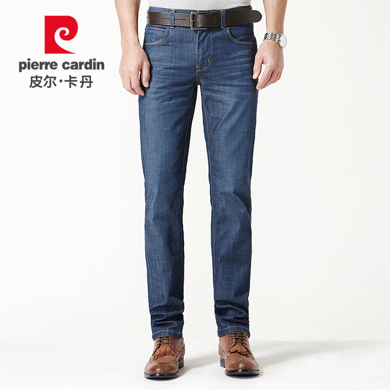 Jeans droite en vrac PIERRE CARDIN en coton pour été - Ref 1467354 Image 1