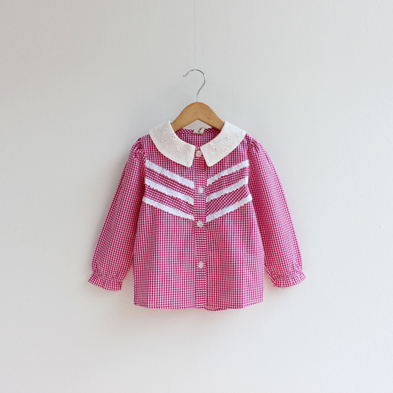 Chemise fille à manche longue - Ref 2087086 Image 1