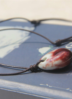 情侣民族风长款配饰棉麻复古吊坠