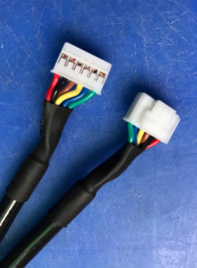 厂家生产hy 2.0端子线 6p 6芯单头多芯线 护套线24awg 加工定制