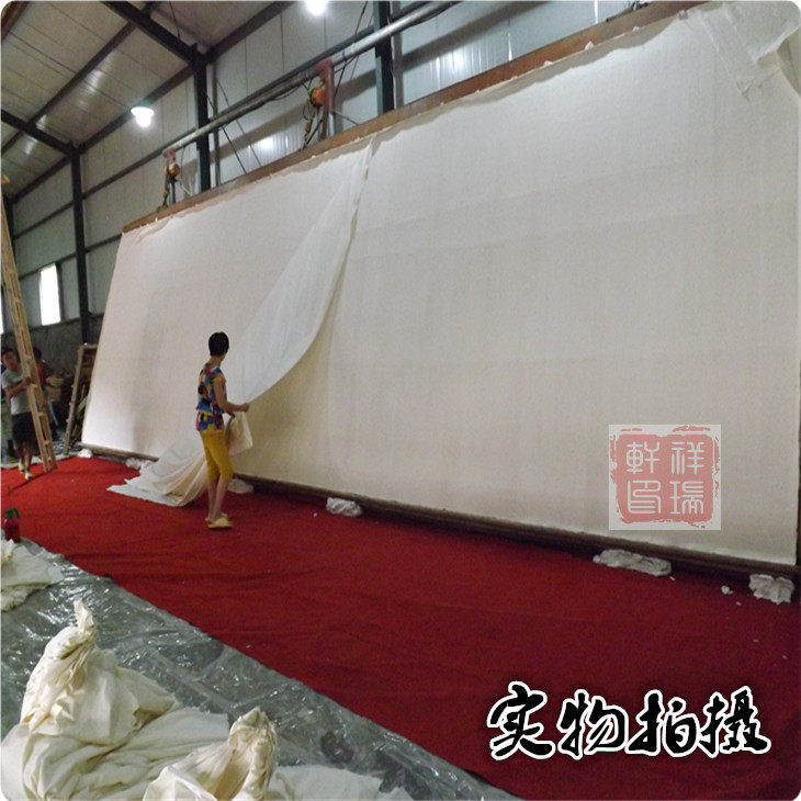 大规格手工国画书法创作熟宣纸