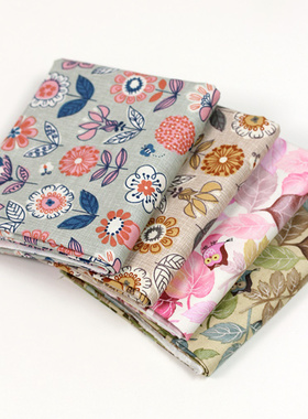 韩国进口拼布布料 印花布 手工DIY棉布 1/4码 150305-3