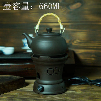 陶然炉泡茶器烧水壶彷古陶瓷紫砂电热茶壶电子工夫泡茶炉烧水煮茶
