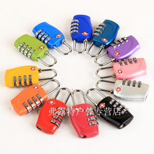 出国旅行用品通关锁锁具美国TSA密码锁海关锁箱包挂锁宿舍柜子锁