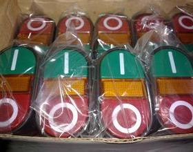 马可按钮开关 APBB-22&25N 椭圆带灯双头按钮 220v/380v 或方形头