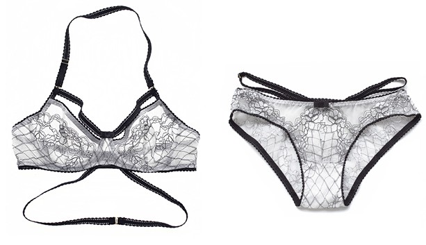 欧美风穿法多用肩带超薄文胸套装