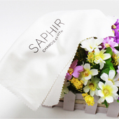 方形上油 法国进口SAPHIR 布 精细擦鞋 清洁抛光布白色软布 莎菲雅