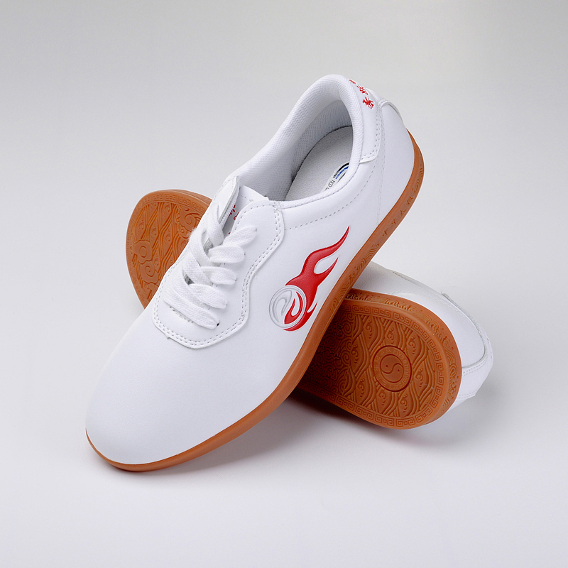 太极鞋牛筋底真皮软牛皮太极拳练功鞋中老年武术鞋春秋男女功夫鞋