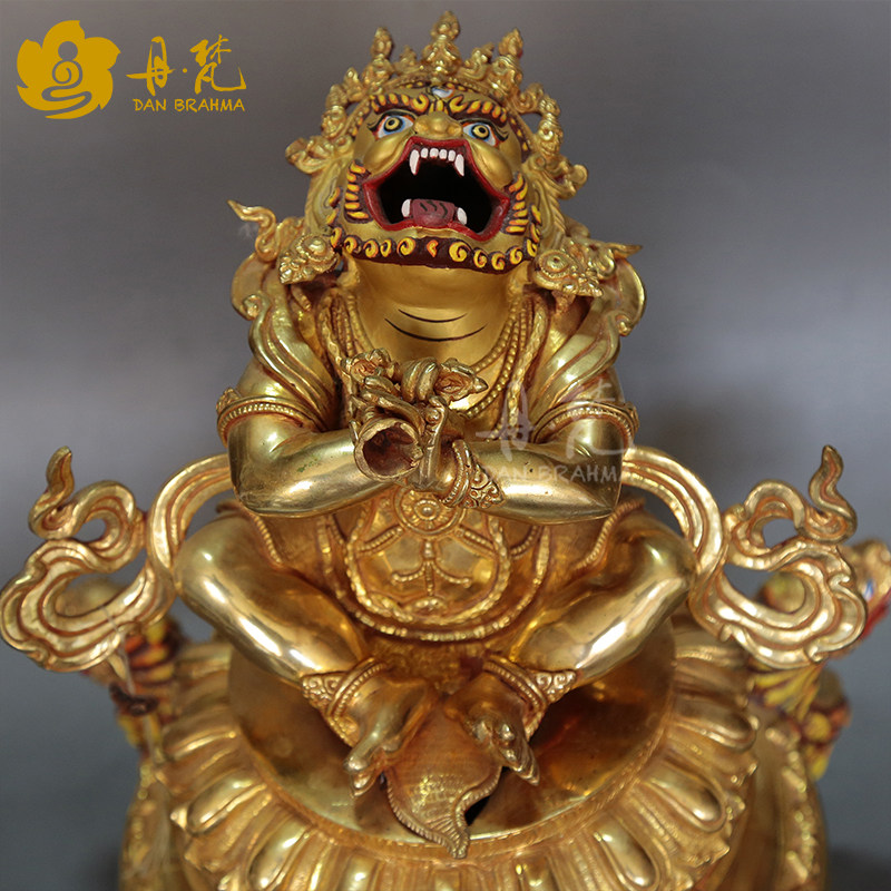 丹梵尼泊尔精品雕像香炉空行母全鎏金熏藏式大号超大号雕像其他