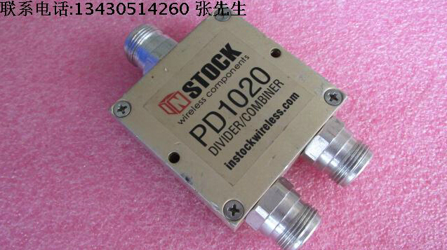 产品名称：InStock Wireless  功分器 PD1020 型号：PD1020 分路：2- Way 频率范围：700MHz-2700MHz  实际测试频率 600MHz-2800MHz  有测试图 插入损耗   0.4 dB  隔离度     20 dB  功率： 10W