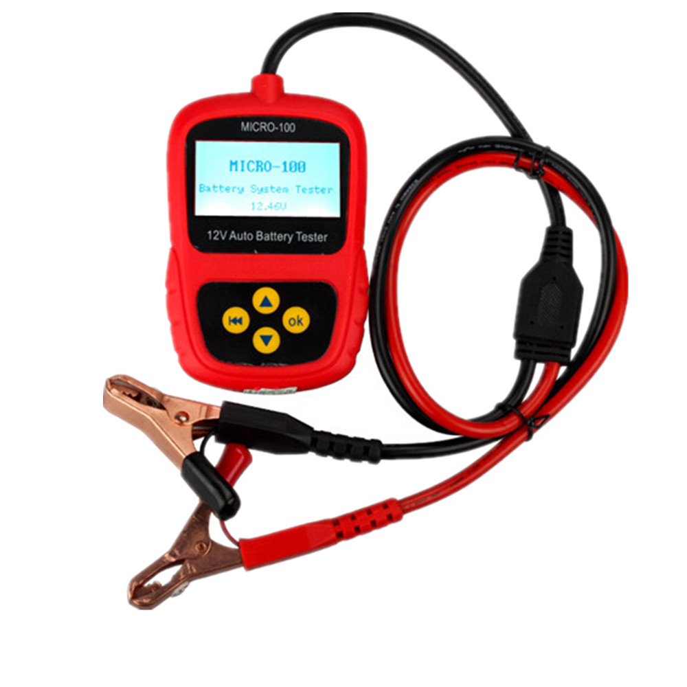 现货12V auto MICRO-100汽车蓄电池检测仪电瓶电池电导内阻测试仪