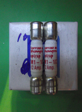 ATM 1 1/2 Ferraz法国罗兰10X38陶瓷熔断器保险丝 1.5A 600V 正品