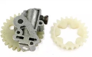 STIHL斯蒂尔MS380/381油锯配件/机油泵 蜗杆塑料涡轮齿轮园林配件