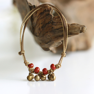 脚链手工制作陶瓷小饰品首饰厂家53 时尚 特惠 漫步雨声