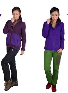 CARAVA 喀尔沃户外女式女款抓绒衣外套 双面穿开衫抓绒 454588