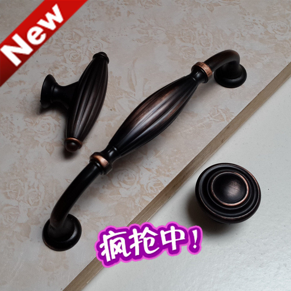抽屉美式风地中海仿古铜田园把手