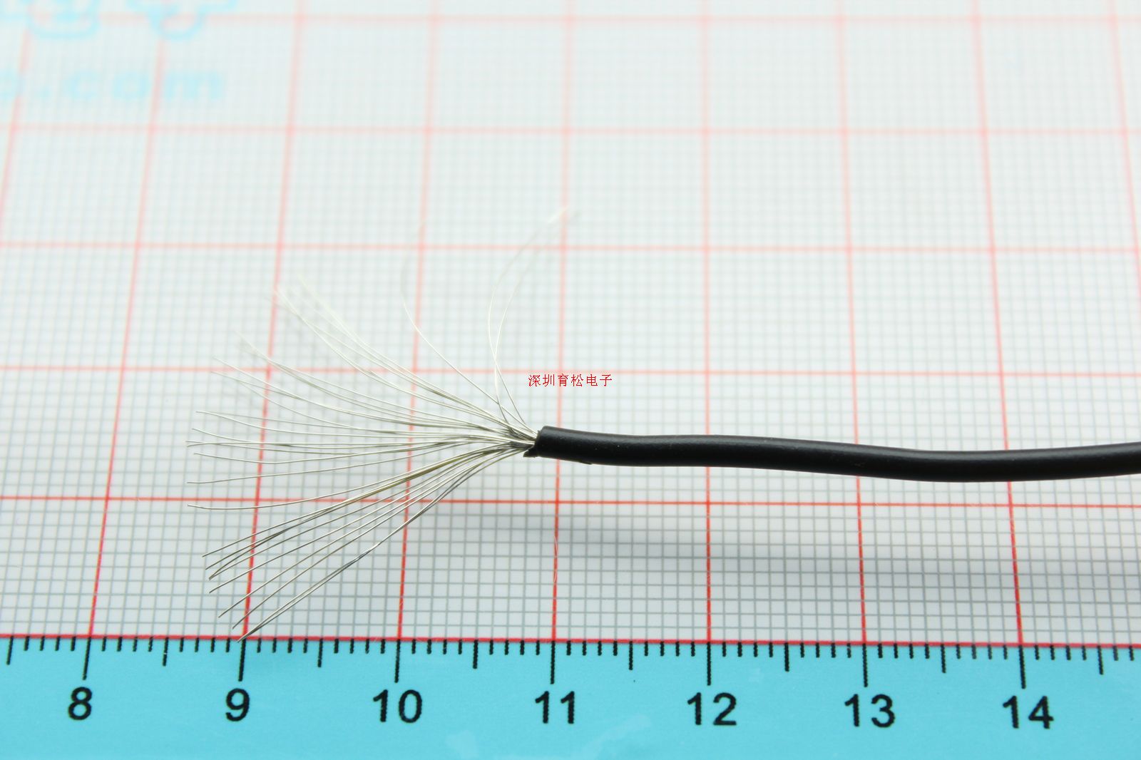 黑色awg18号300v电子线
