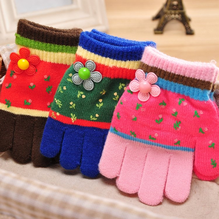 Gants pour fille en de laine - Ref 2149833 Image 1