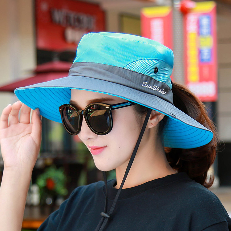 遮阳帽子情侣渔夫帽女夏季户外