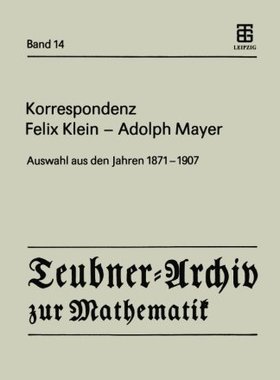 【预订】Korrespondenz Felix Klein Adolph May...