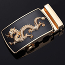 包邮 自动扣头配件卡头合金扣适配3.5CM带条 男士 龙头皮带扣头单卖