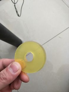 QC12Y液压剪板机配件压料缸压脚垫聚氨酯橡胶垫压脚套规格60*8