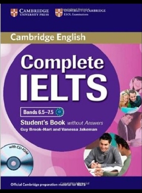 【预售】Complete Ielts Bands 6.5-7.5 Student's Book Witho