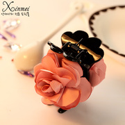 Xin a hair ornament bangs clip small catch clip flower hair clips hair clips Korean catch clips hair flower clip