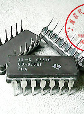 CD4070BF TI  DIP-14【陶封军级】赛格市场三楼G332室实体店 现货