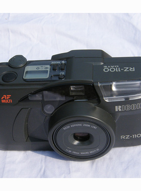 日本理光rz-1100 135胶卷相机长焦相机收藏版军绿色胶卷的