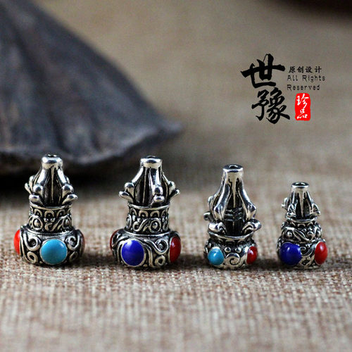 diy合金滴油菩提半成品星月佛头
