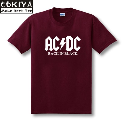 ac/dc金属摇滚乐队纯棉短袖t恤