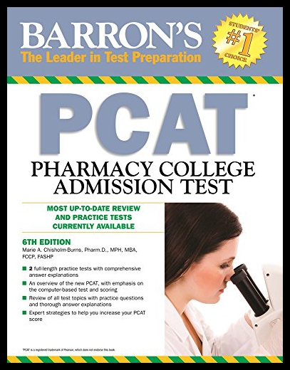 【预售】Barron's PCAT, 6th Edition: Pharmacy College Admi
