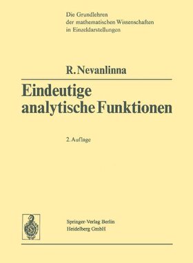 【预订】Eindeutige Analytische Funktionen