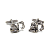 扣男衬衫 袖 趣味挖土机法式 金属袖 商务百搭外贸 扣时尚 包邮