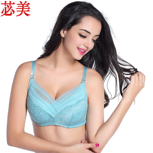 送胸贴可拆肩带可以装硅胶假乳房义乳的文胸术后无钢圈抹胸8428 - 封面