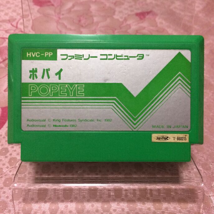 正版游戏卡带大力水手任天堂FC