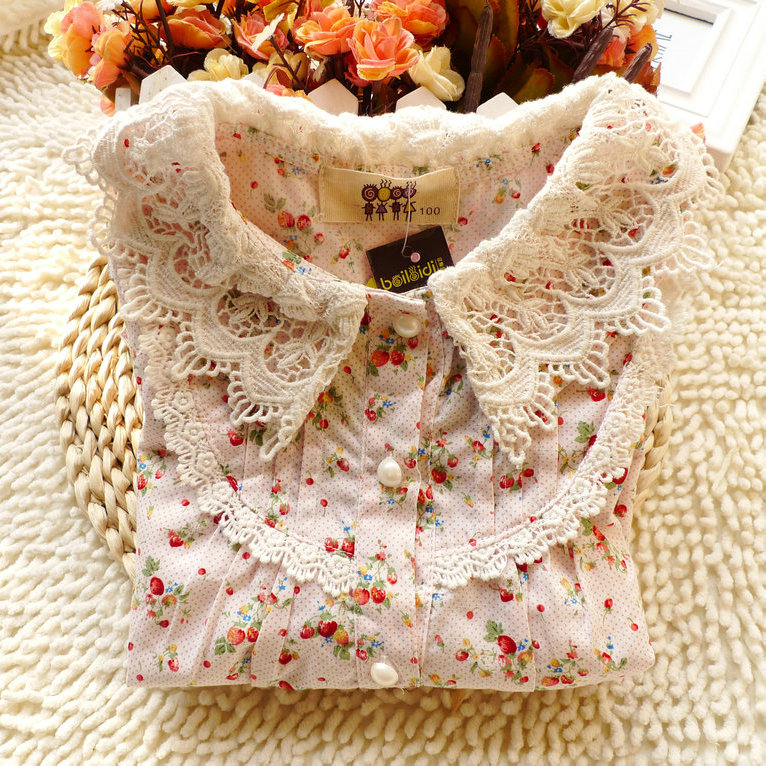 Chemise fille à manche longue - Ref 2084807 Image 1