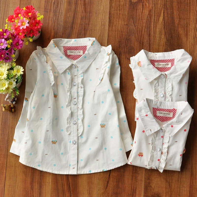 Chemise fille à manche longue - Ref 2087996 Image 1