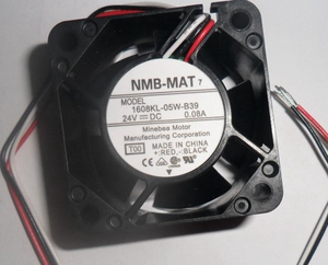 全新NMB-MAT 1608KL-05W-B39 4020 24V 0.08A三线变频器风扇