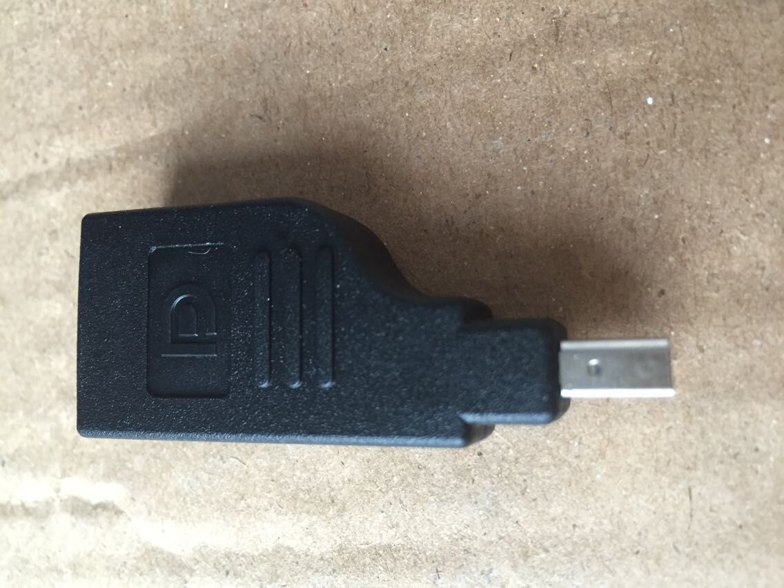 miniDP转大口DP转换头 迷你转标准头迷你公头转标准母头