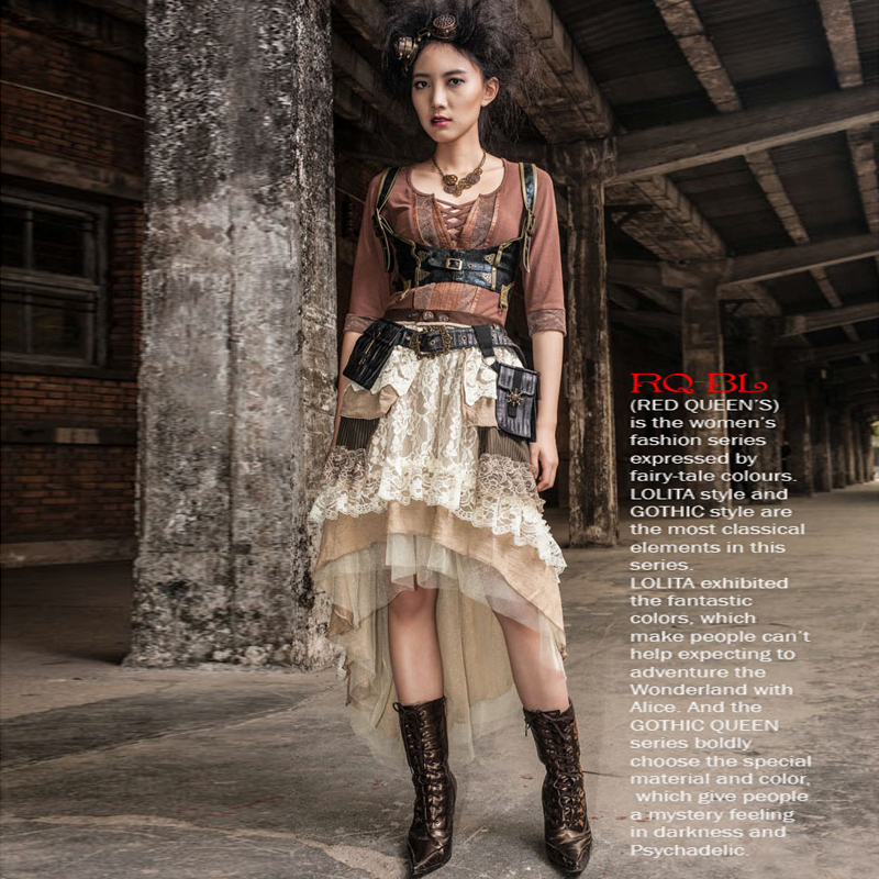 古典主义两件套不规则裙