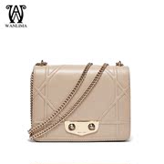 Wan Lima 2015-new Korean version mini bags women bags fashion leather chain bag small diagonal diamond lattice