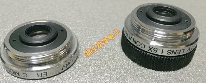 进口设备上拆下 CCTV LENS 1.5X CONVERTER 1.5倍增倍镜 镜头